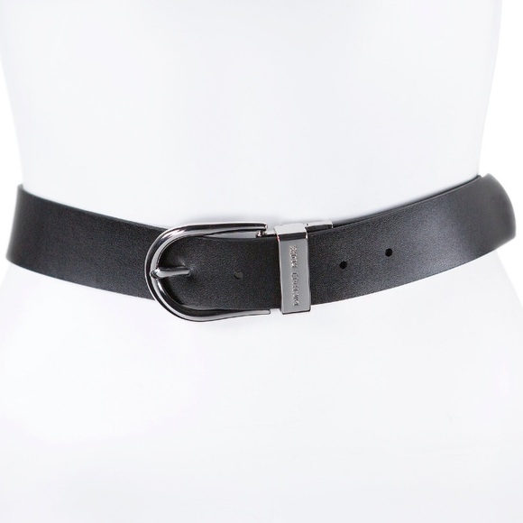 Michael Kors | Logo-Print Reversible Belt - Picture 2 of 5